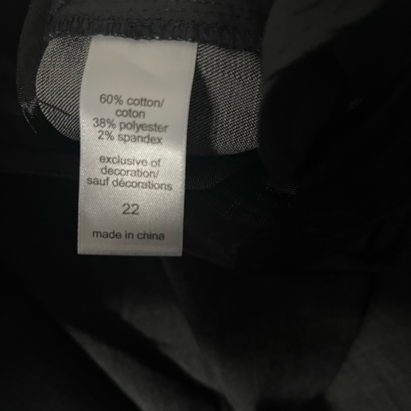 NWT Maurice’s Savvy Classic Trouser pants. Grey, size 22. - Picture 6 of 7